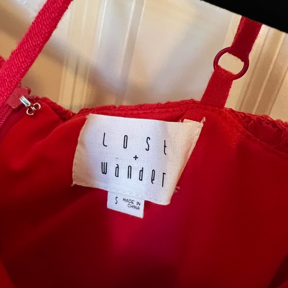 Lost + Wonder / L’Amour Ruffle Dress Red - Picture 5 of 5